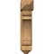 Ekena Millwork Olympic Arts and Crafts Rough Sawn Bracket w/ Offset Brace, Western Red Cedar, 8"W x 28"D x 36"H BKT0806X28X36OLY03RWR - alternate 2